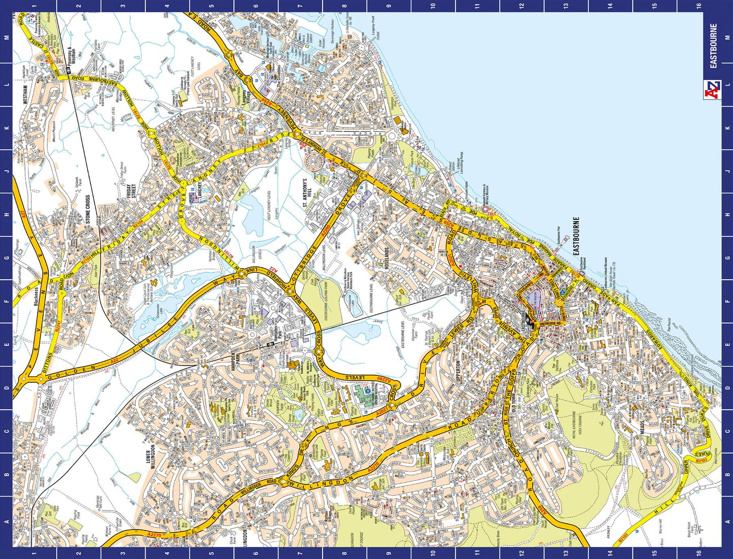 A-Z Map of Eastbourne 1000 Piece Jigsaw