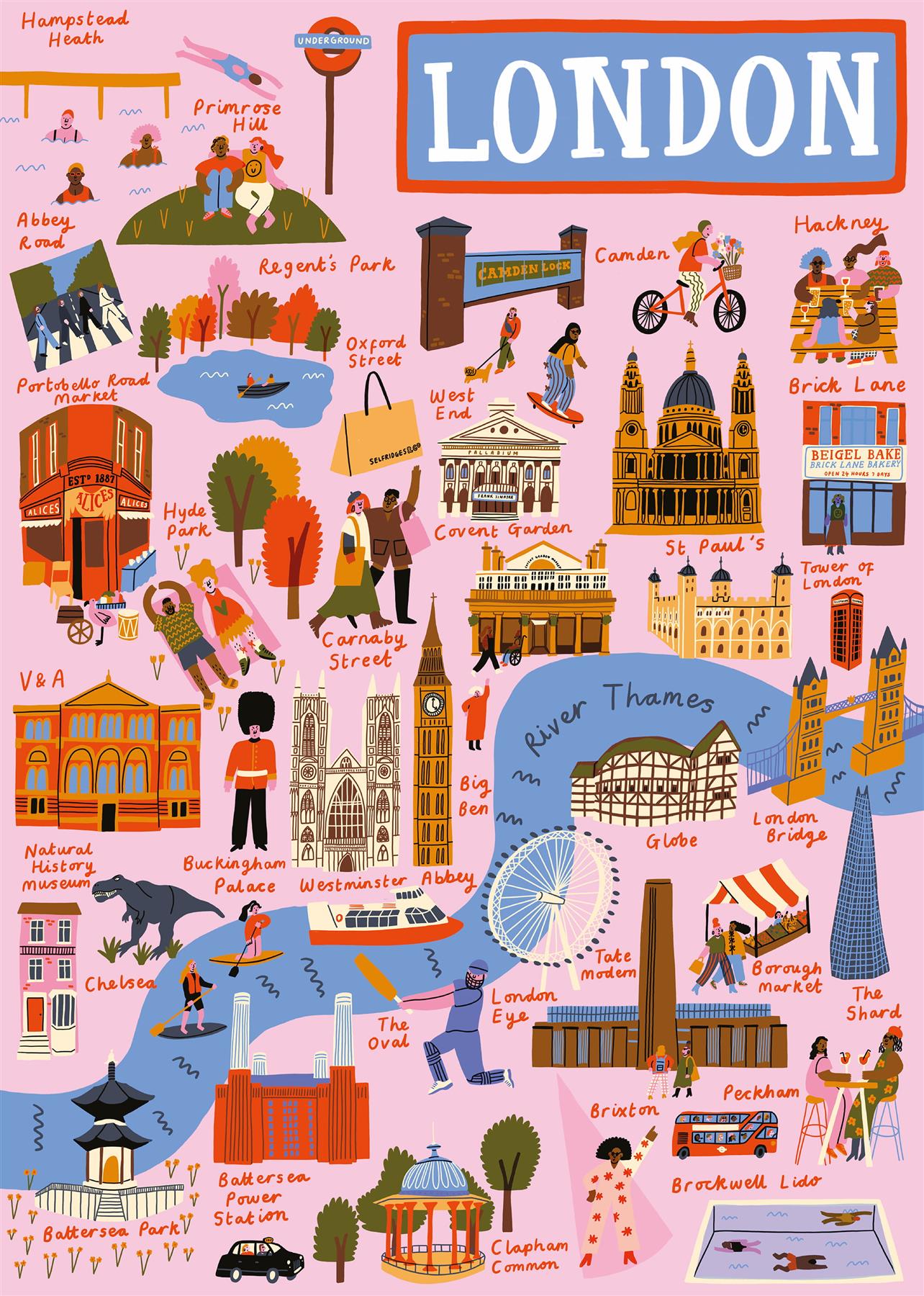 London 1000 Piece Jigsaw Puzzle