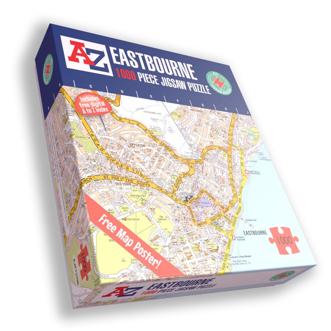 A-Z Map of Eastbourne 1000 Piece Jigsaw
