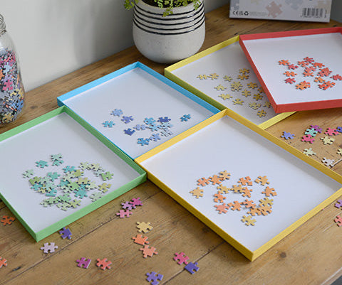 Colourful Cardboard Sorter Trays - Pack of 6