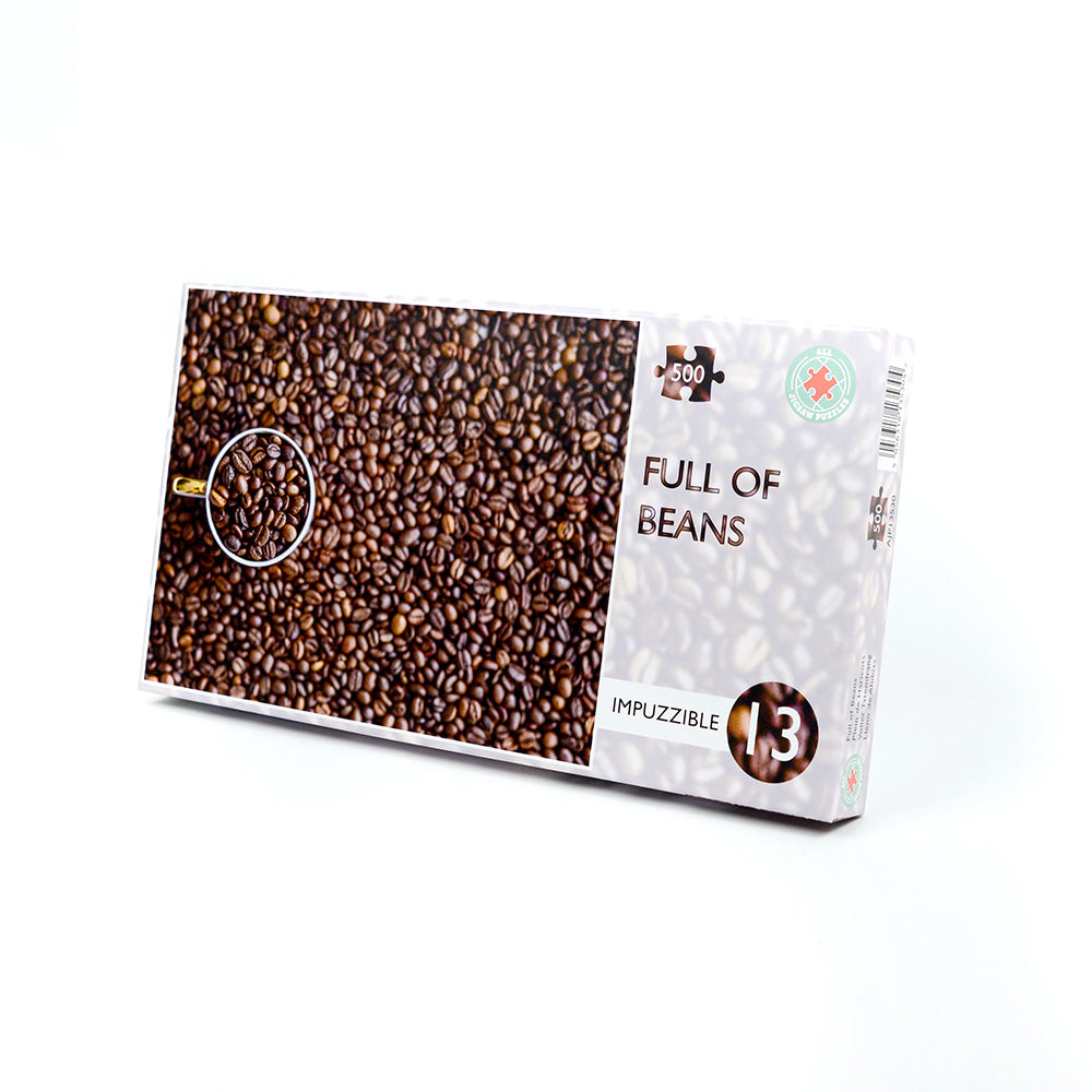 Full of Beans - Impuzzible No.13 - 1000 or 500 Piece Jigsaw Puzzle