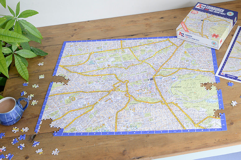A-Z Map of Edinburgh 1000 Piece Jigsaw