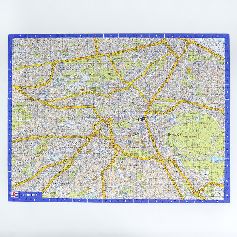 A-Z Map of Edinburgh 1000 Piece Jigsaw