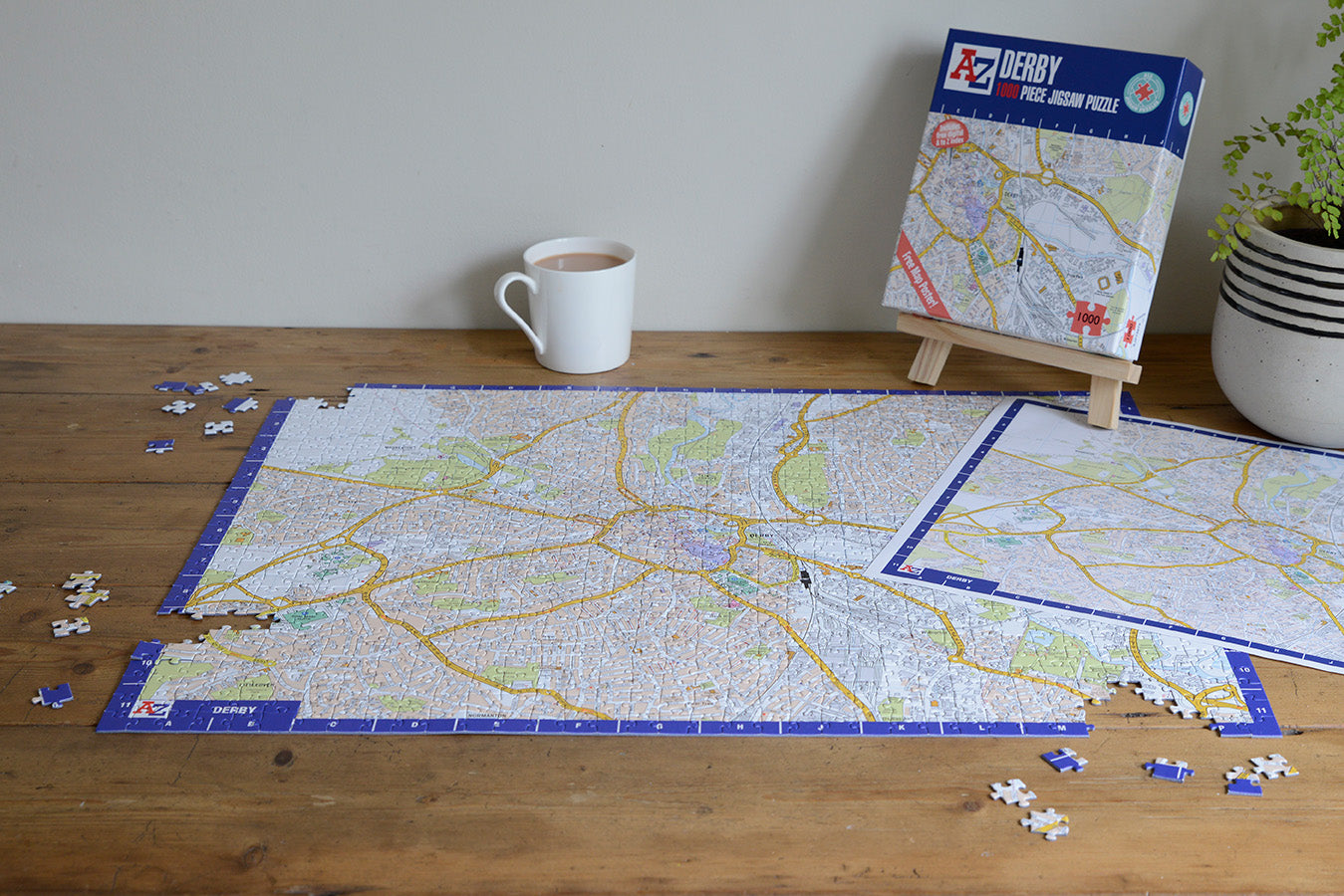 A-Z Map of Derby 1000 Piece Jigsaw