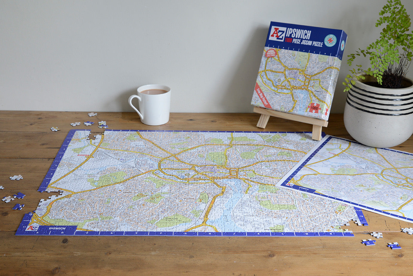 A-Z Map of Ipswich 1000 Piece Jigsaw