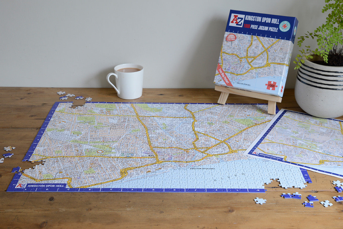 A-Z Map of Kingston Upon Hull 1000 Piece Jigsaw