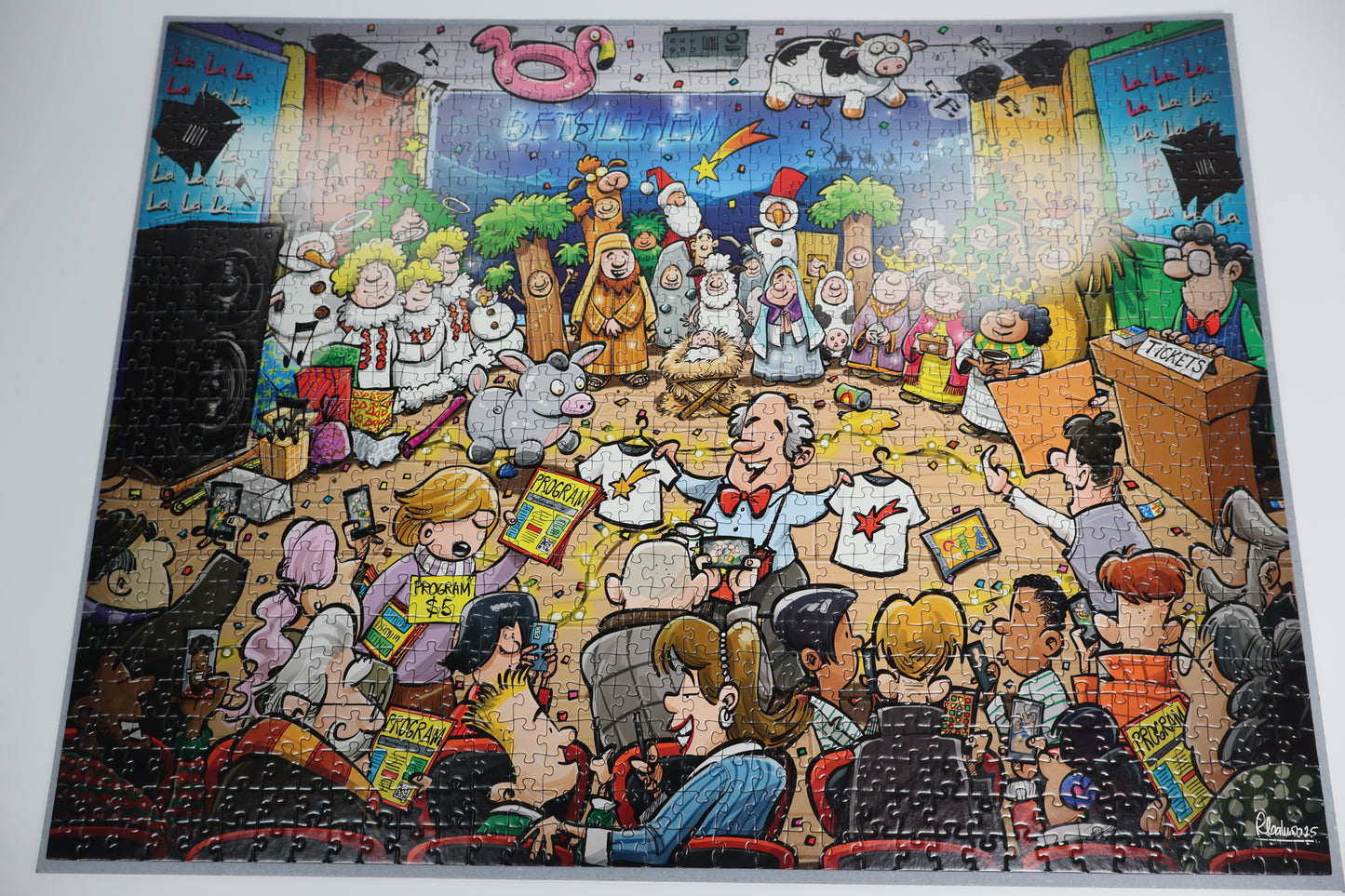 Djigsaw Vu at the Nativity 2 x 1000 Piece Jigsaw Puzzle Set