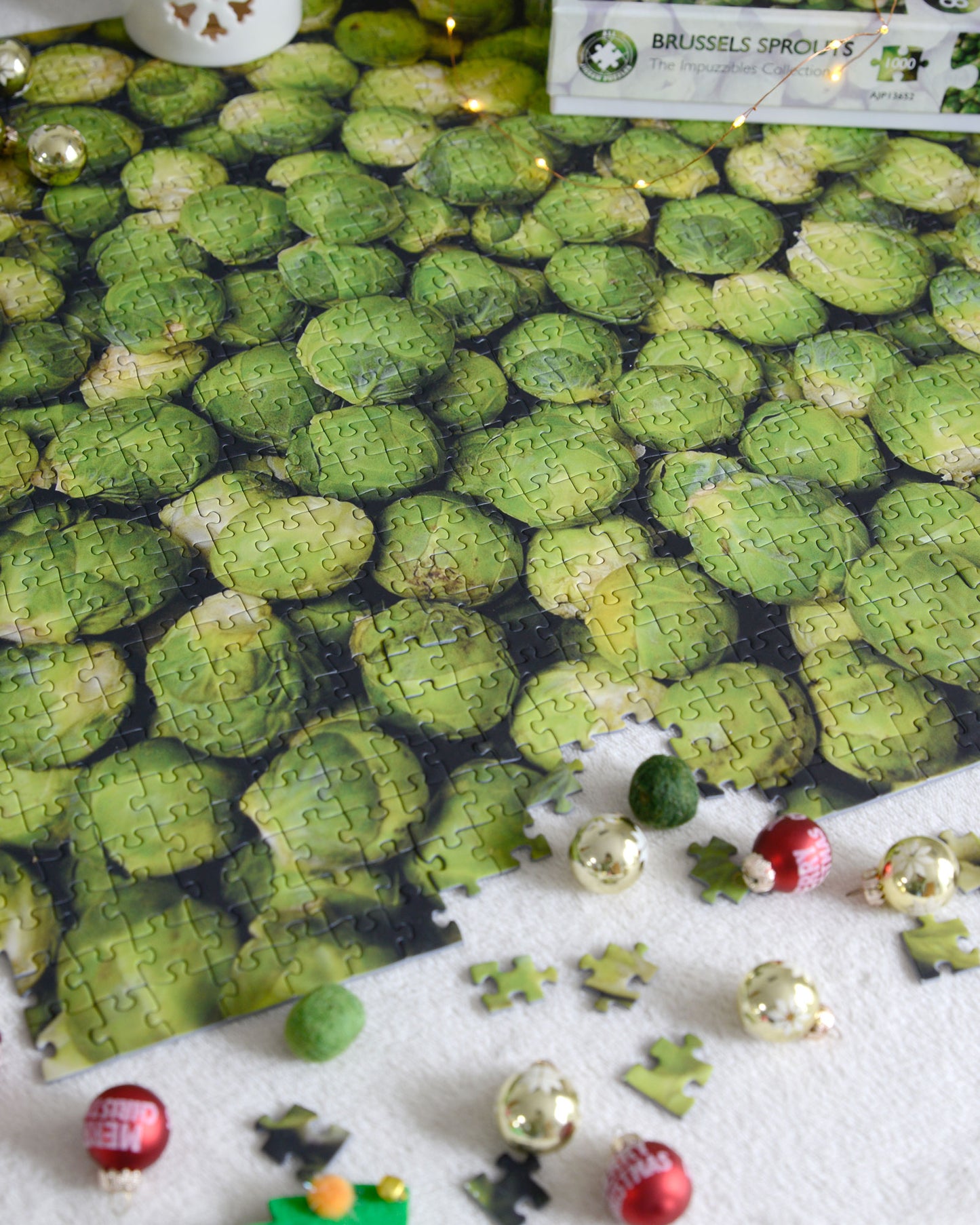 Brussel Sprouts - Impuzzible No. 28 - 1000 Piece Jigsaw Puzzle