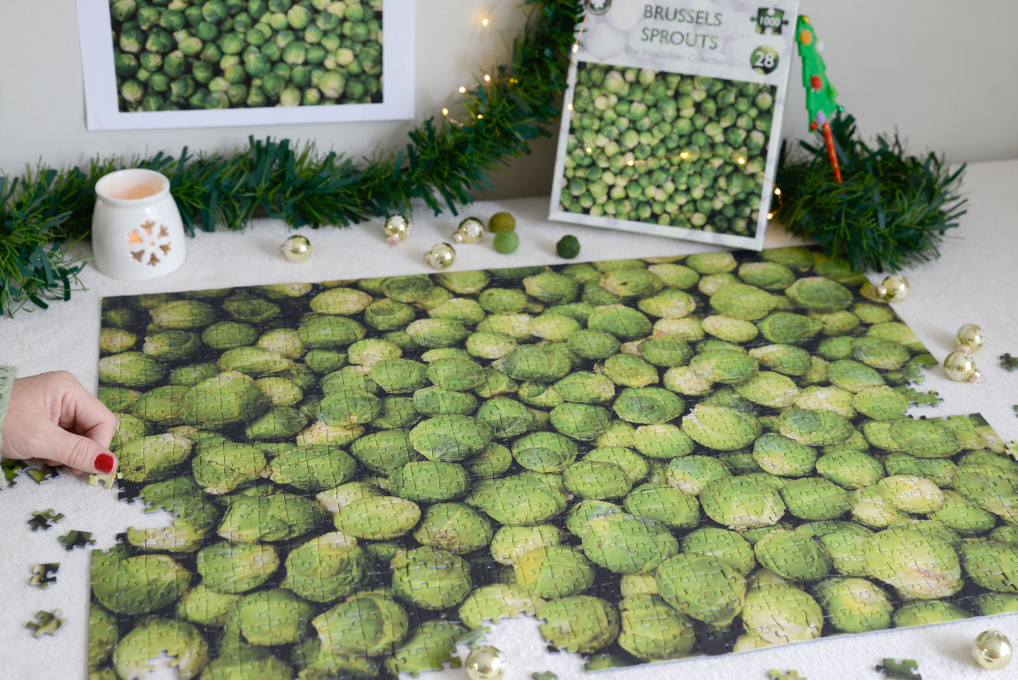 Brussel Sprouts - Impuzzible No. 28 - 1000 Piece Jigsaw Puzzle