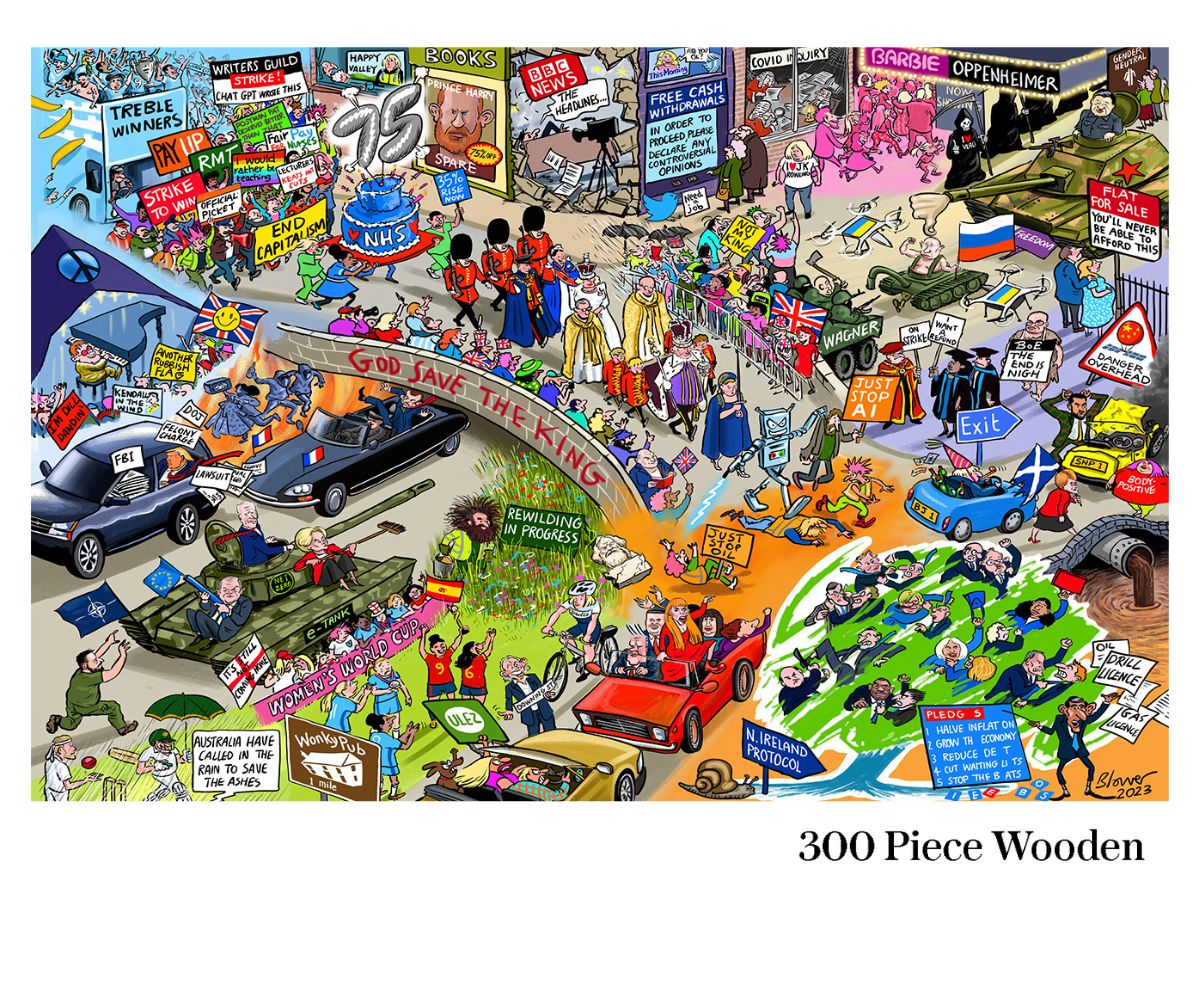 The Telegraph 2023 According to Blower 1000 or 300 Piece Jigsaw Puzzle