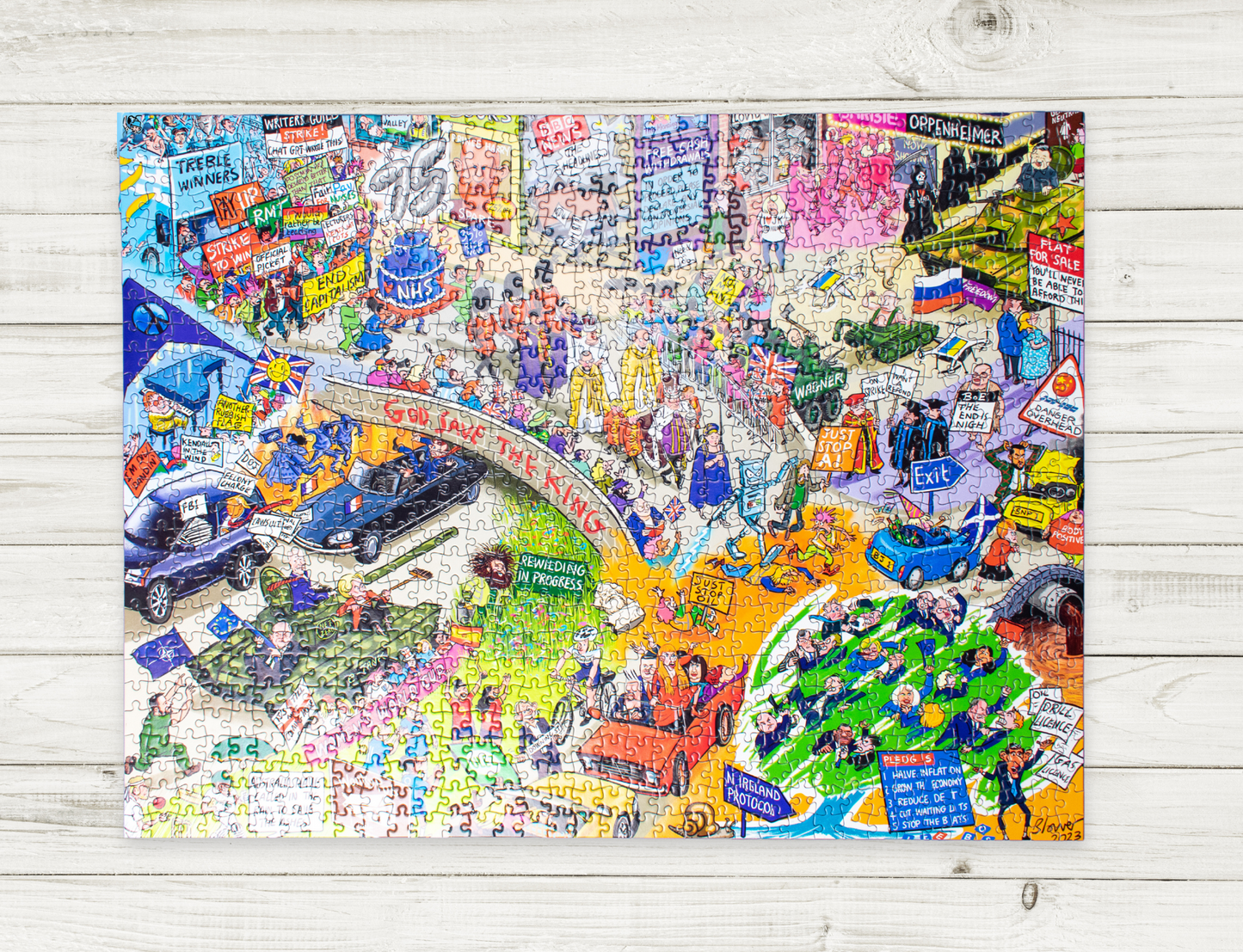 The Telegraph 2023 According to Blower 1000 or 300 Piece Jigsaw Puzzle