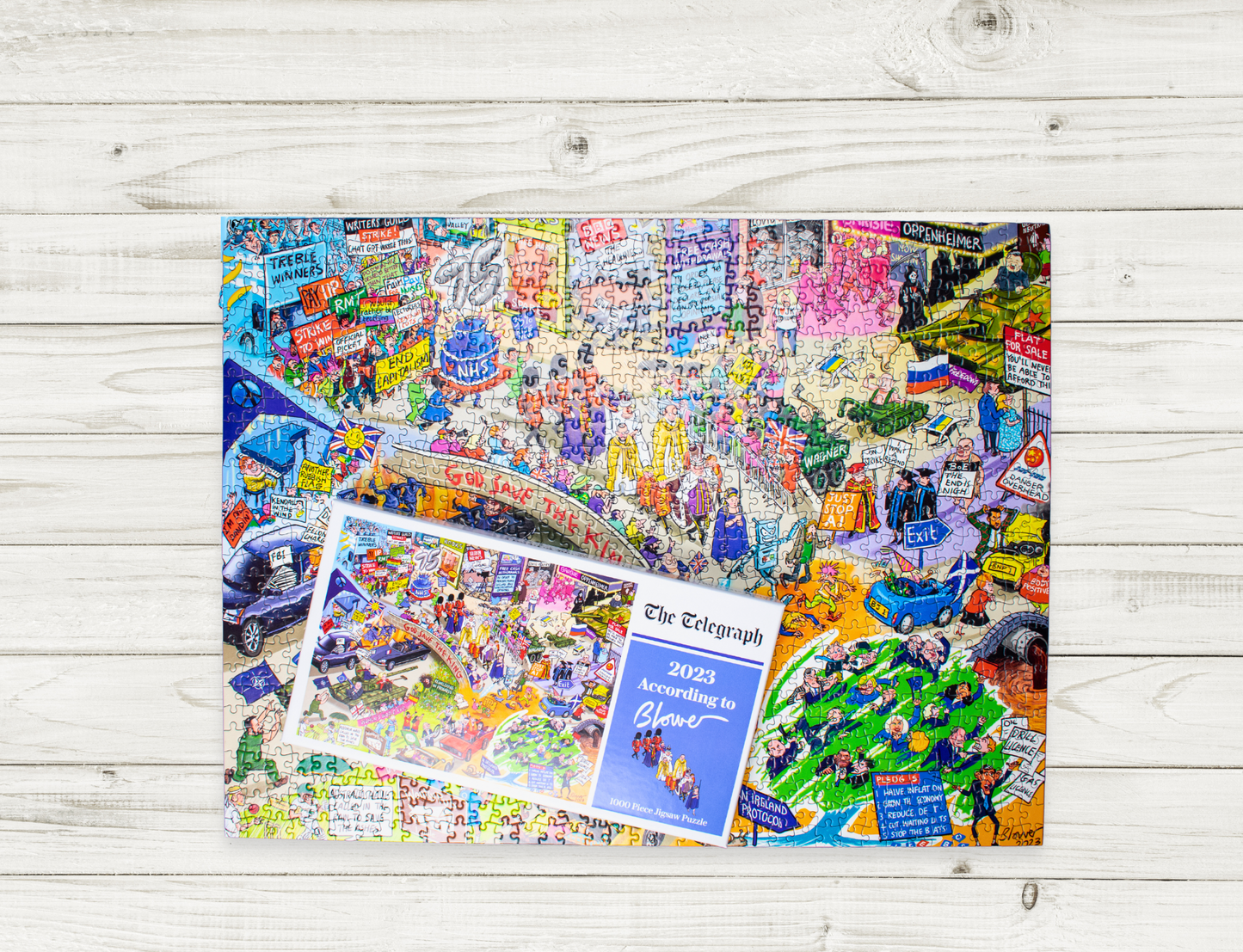 The Telegraph 2023 According to Blower 1000 or 300 Piece Jigsaw Puzzle
