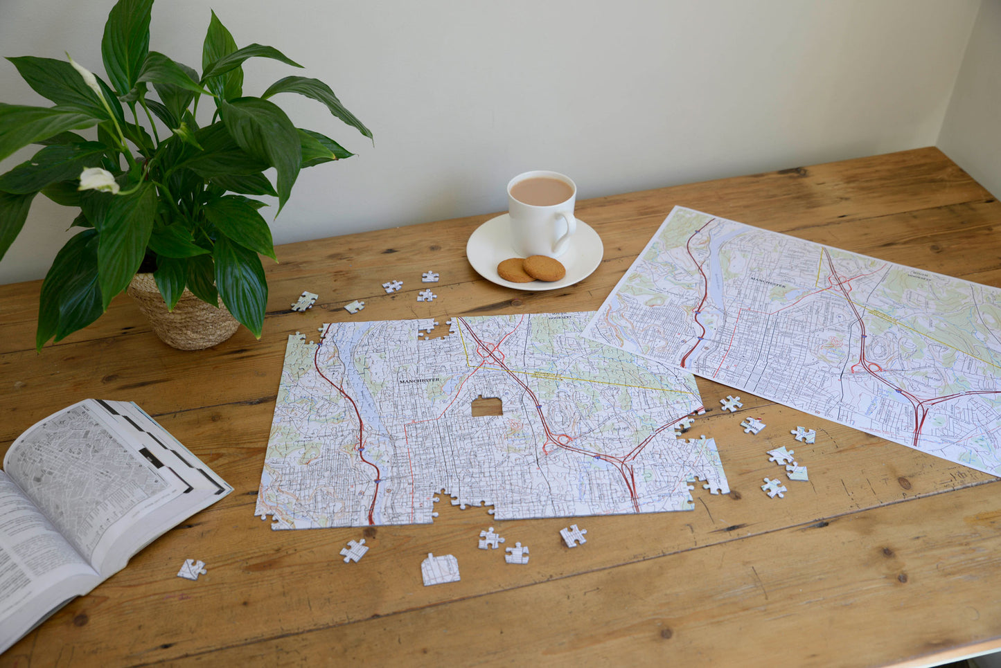 USA Hometown Personalized Map Jigsaw Puzzle (Aerial or USGS)