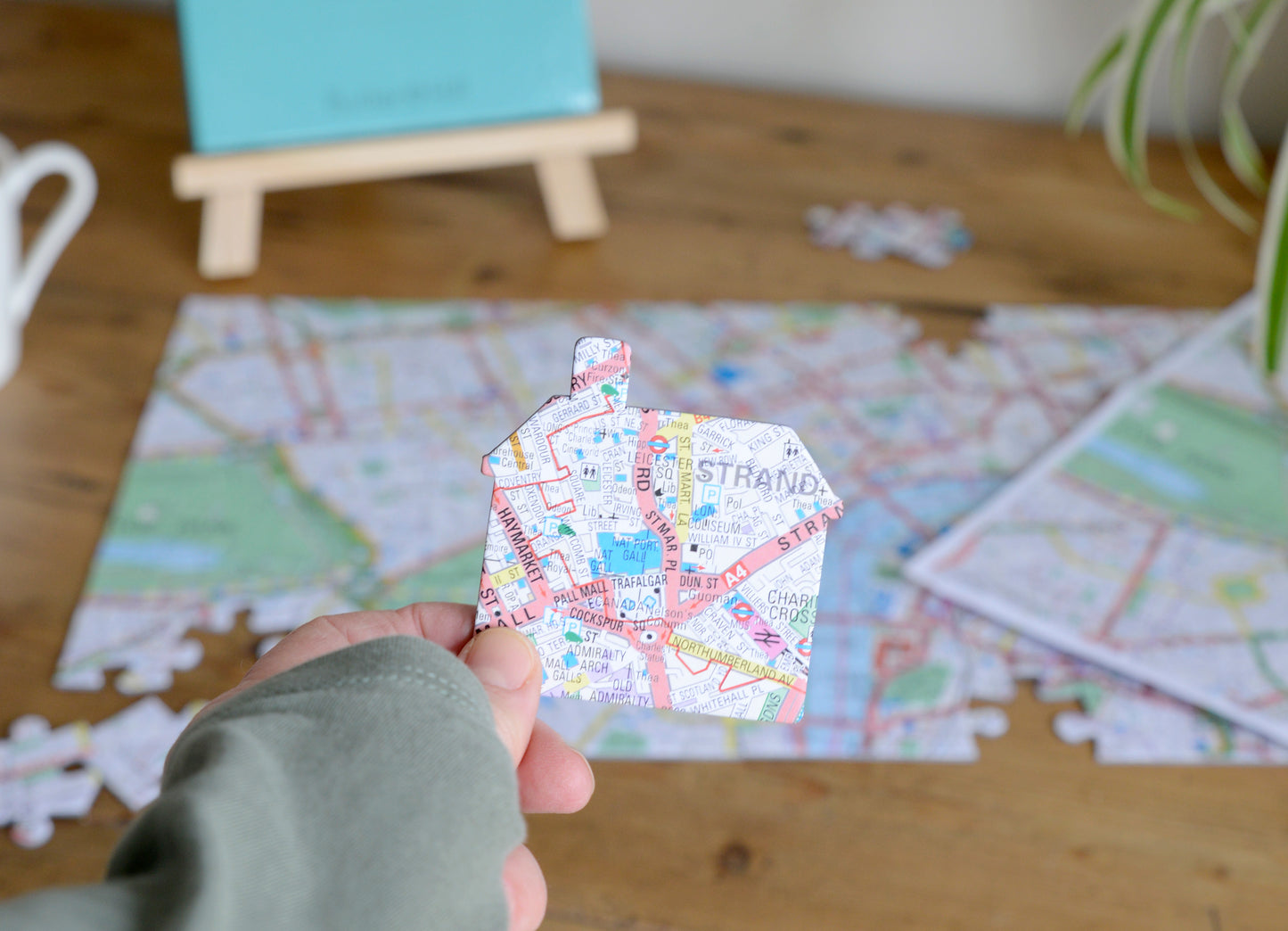 Hometown UK Personalised Map Jigsaw Puzzle