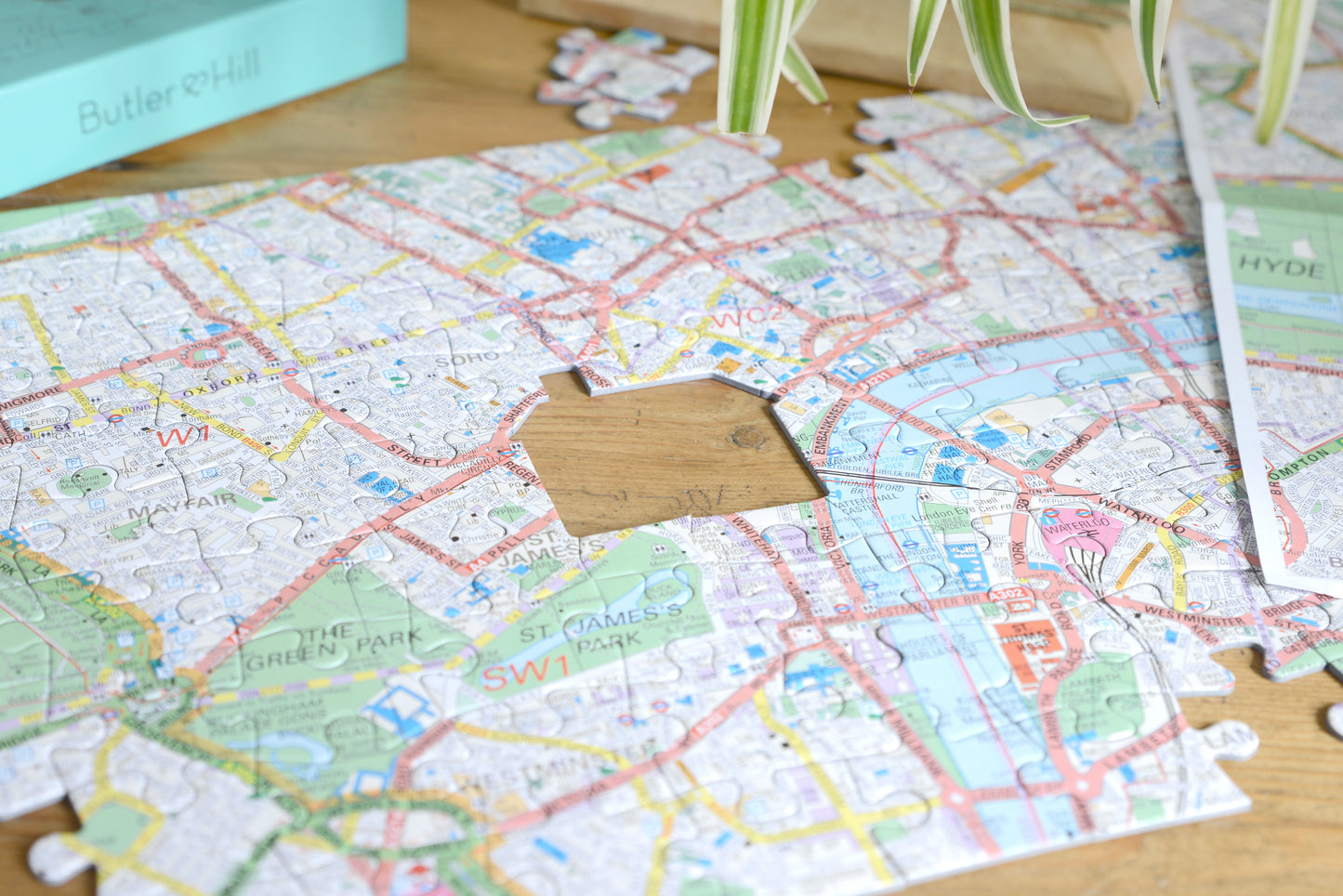 Hometown UK Personalised Map Jigsaw Puzzle
