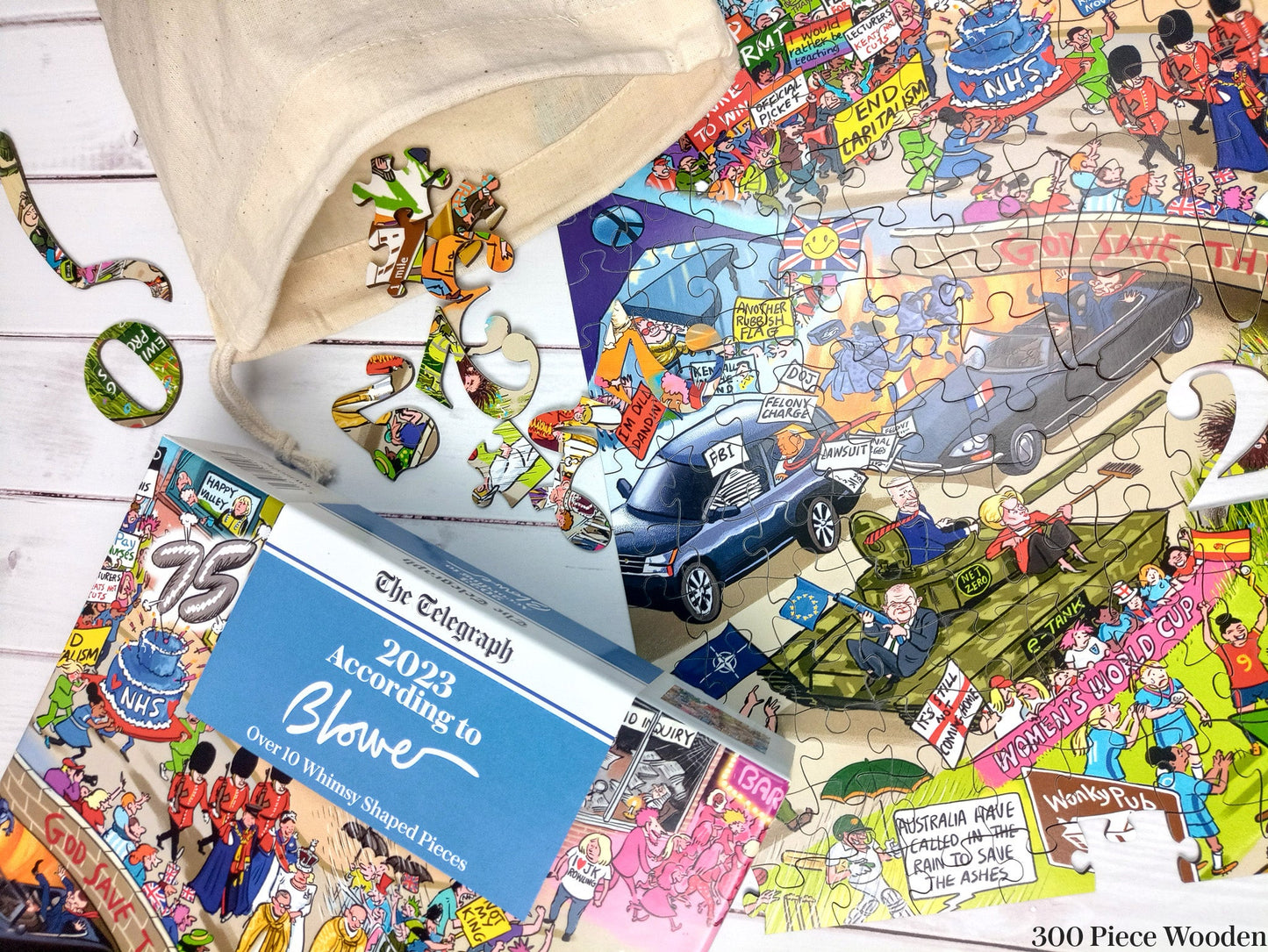 The Telegraph 2023 According to Blower 1000 or 300 Piece Jigsaw Puzzle
