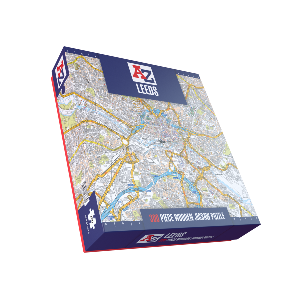 A-Z Map of Leeds 1000 or 300 Piece Jigsaw