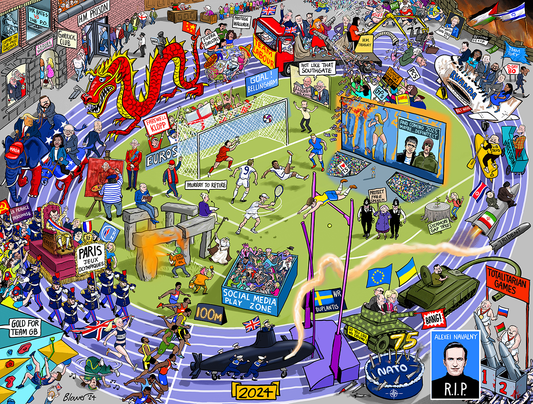The Telegraph 2024 According to Blower 1000 or 300 Piece Jigsaw Puzzle