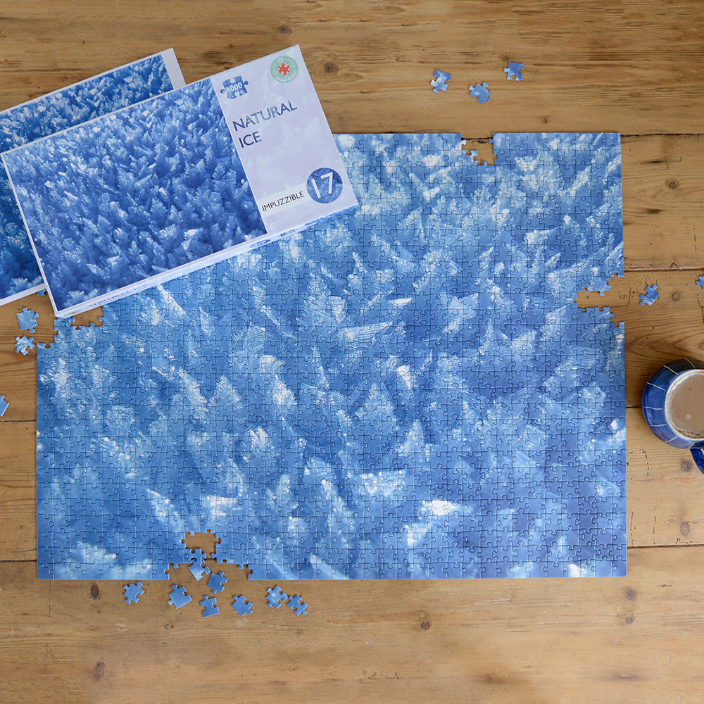 Impuzzible No.17 Natural Ice 1000 Piece Impuzzible Jigsaw Puzzle
