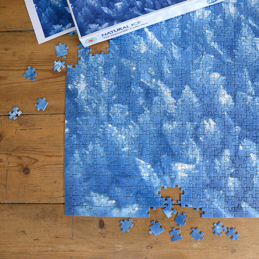 Impuzzible No.17 Natural Ice 1000 Piece Impuzzible Jigsaw Puzzle