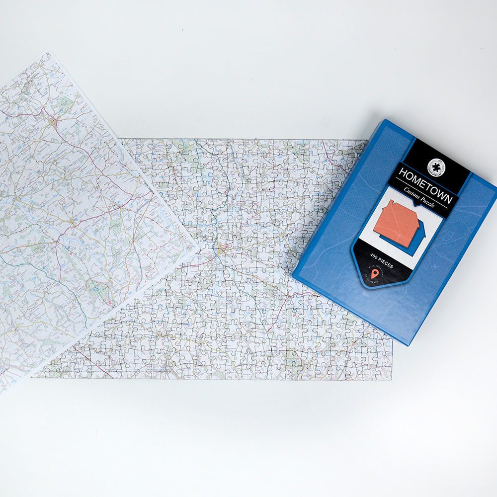 Hometown UK Personalised Map Jigsaw Puzzle