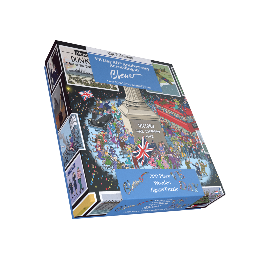 The Telegraph VE Day 80th Anniversary According to Blower 1000 or 300 Piece Jigsaw Puzzle