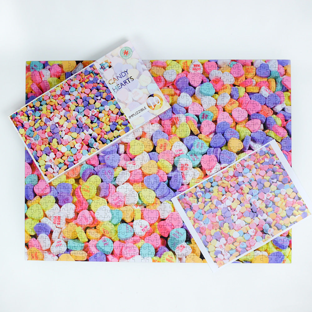 Candy Hearts - Impuzzible No.10 - 1000 Piece Jigsaw Puzzle