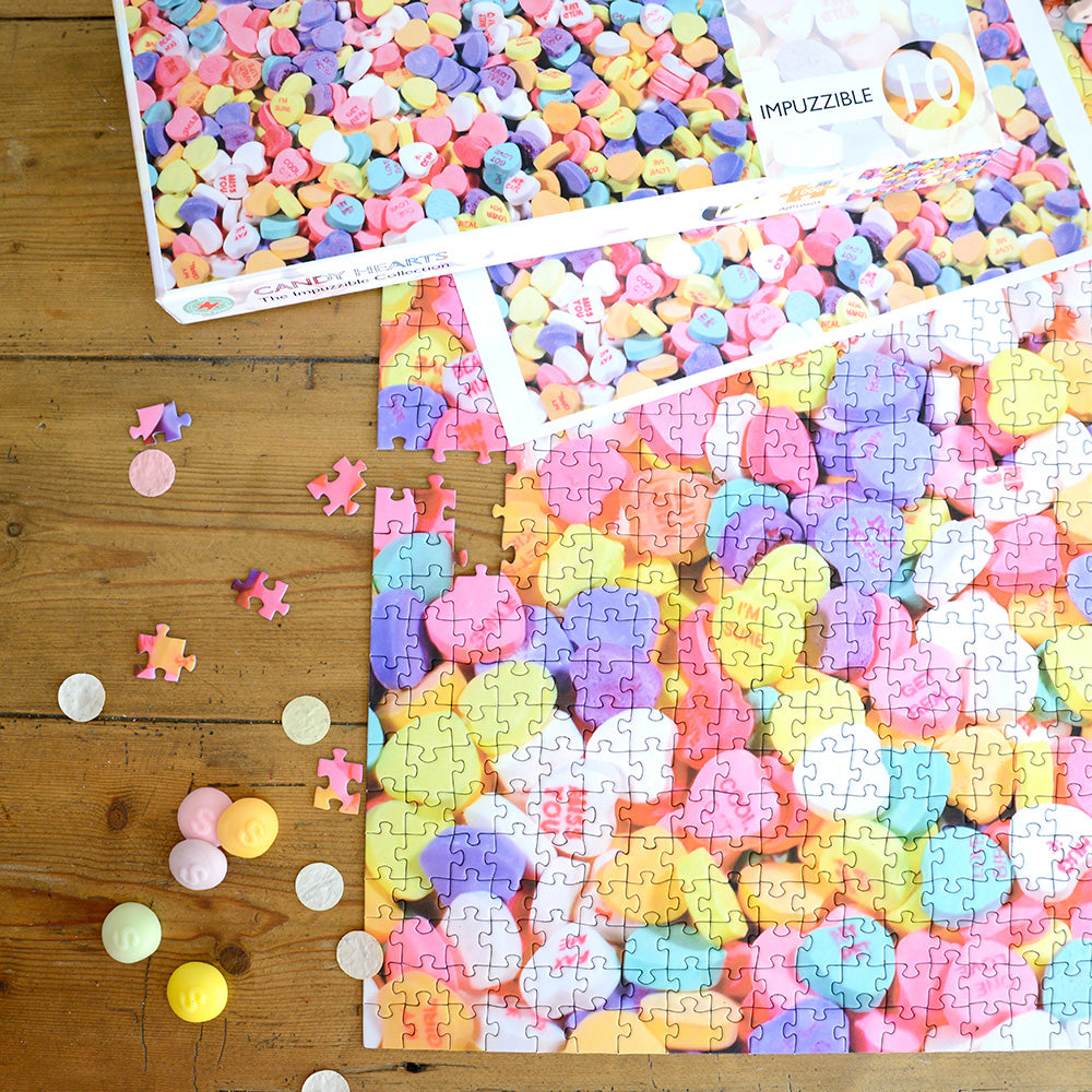 Candy Hearts - Impuzzible No.10 - 1000 Piece Jigsaw Puzzle