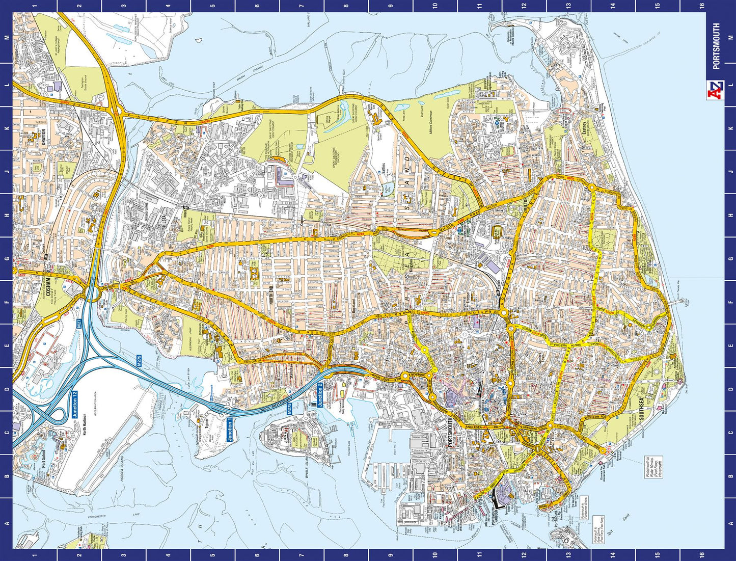 A-Z Map of Portsmouth 1000 Piece Jigsaw