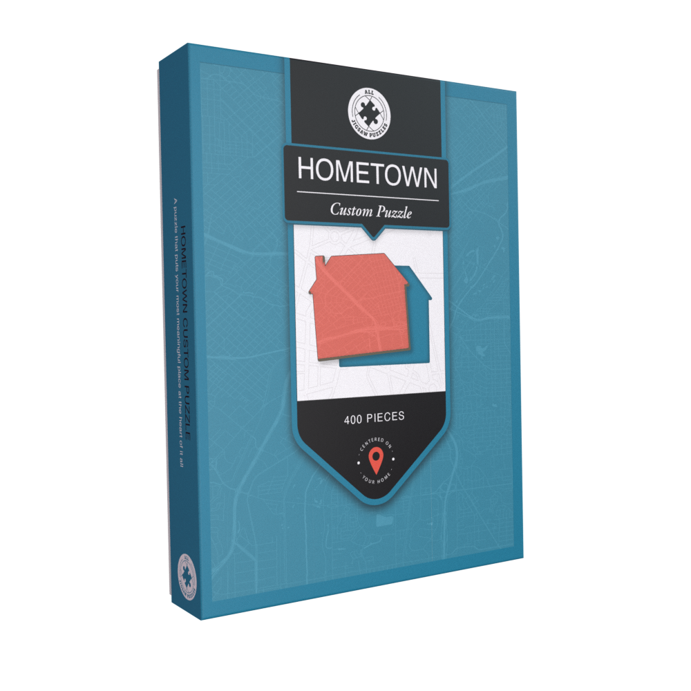 Hometown UK Personalised Map Jigsaw Puzzle