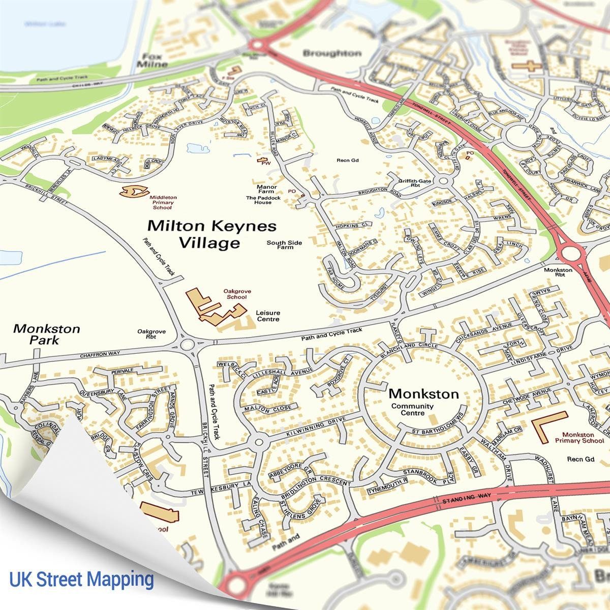 Hometown UK Personalised Map Jigsaw Puzzle
