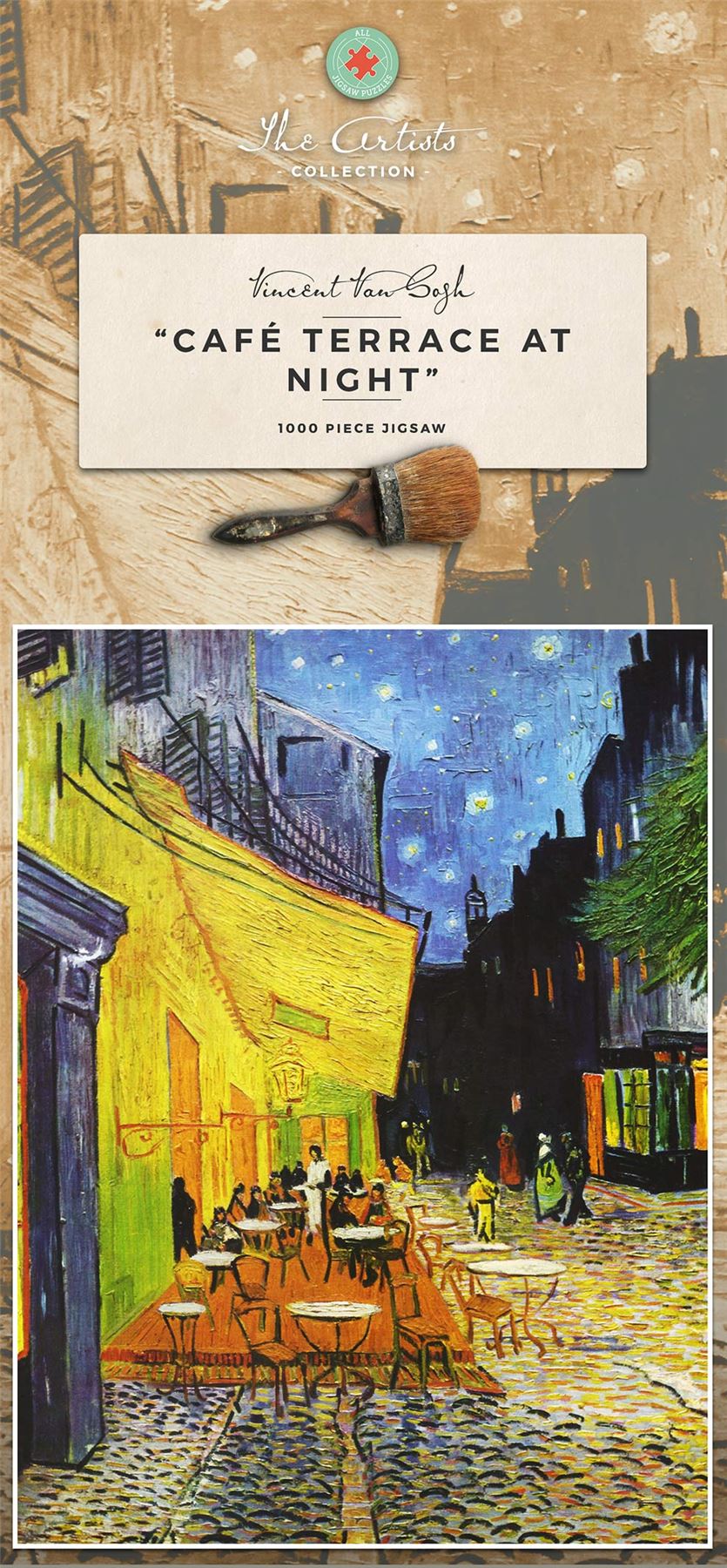 Cafe Terrace at Night by Van Gogh - 1000 pc. jigsaw puzzle