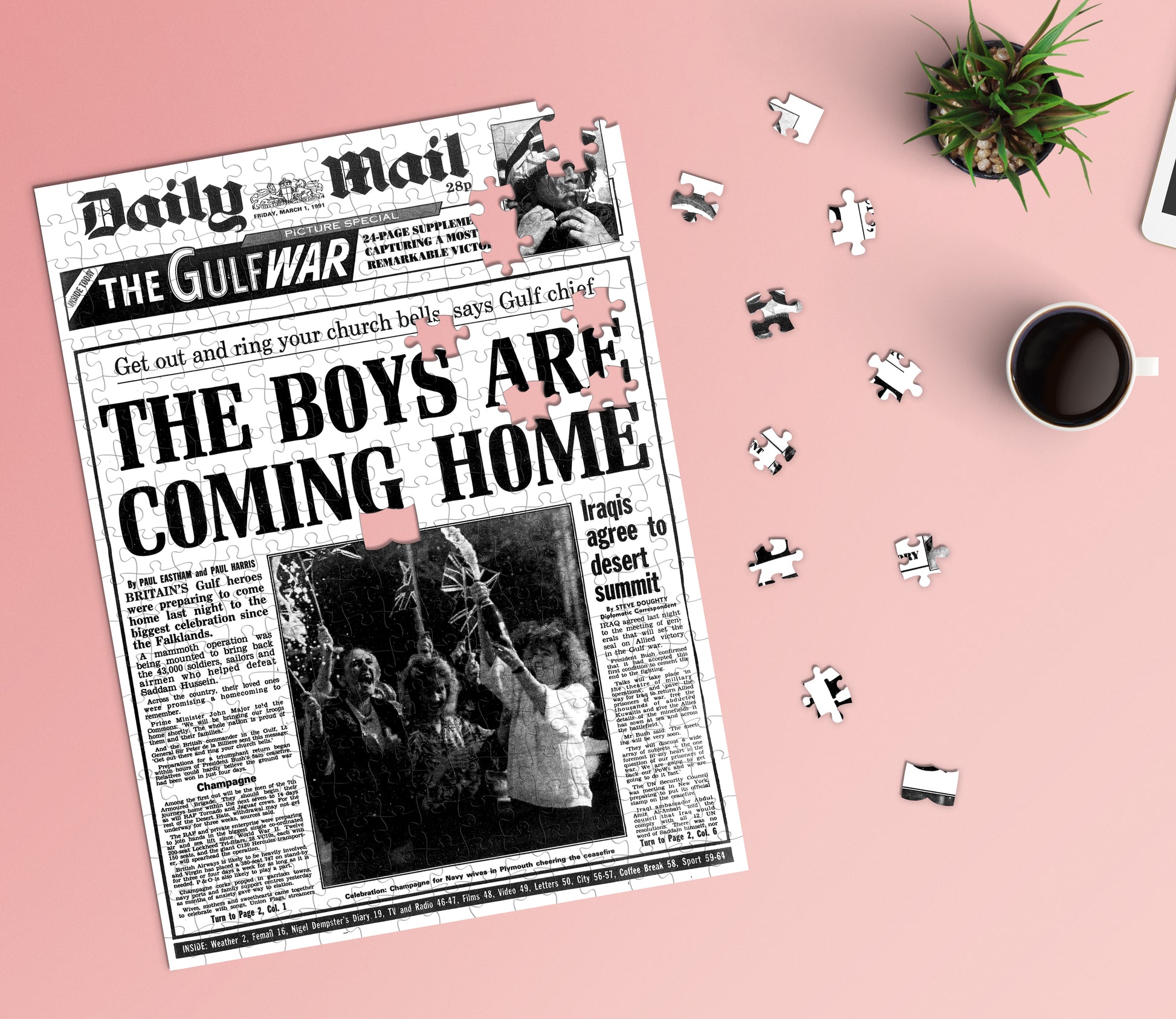 Daily Mail Newspaper Jigsaw Puzzle 4