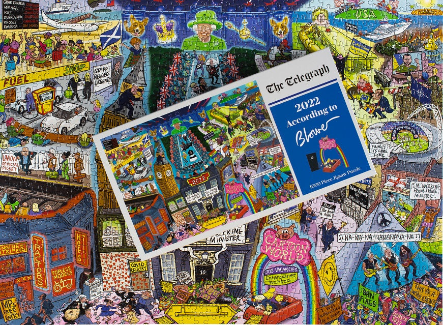 The Telegraph 2022 According to Blower 1000 or 300 Piece Jigsaw Puzzle