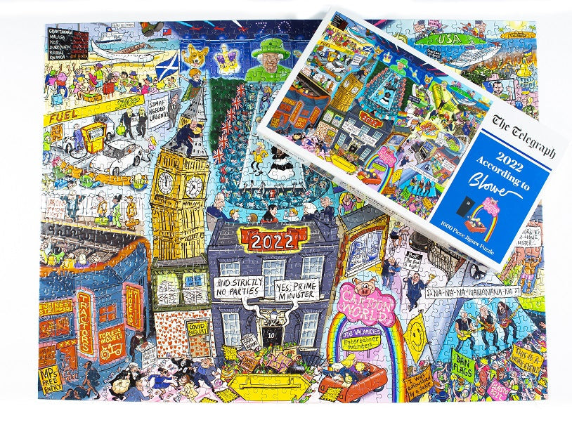 The Telegraph 2022 According to Blower 1000 or 300 Piece Jigsaw Puzzle