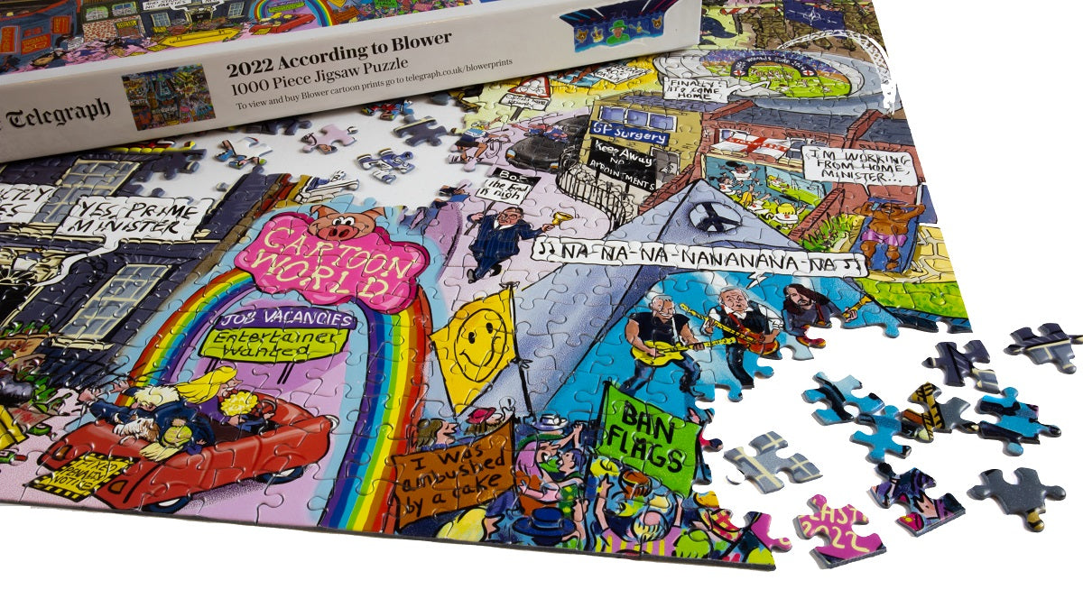 The Telegraph 2022 According to Blower 1000 or 300 Piece Jigsaw Puzzle