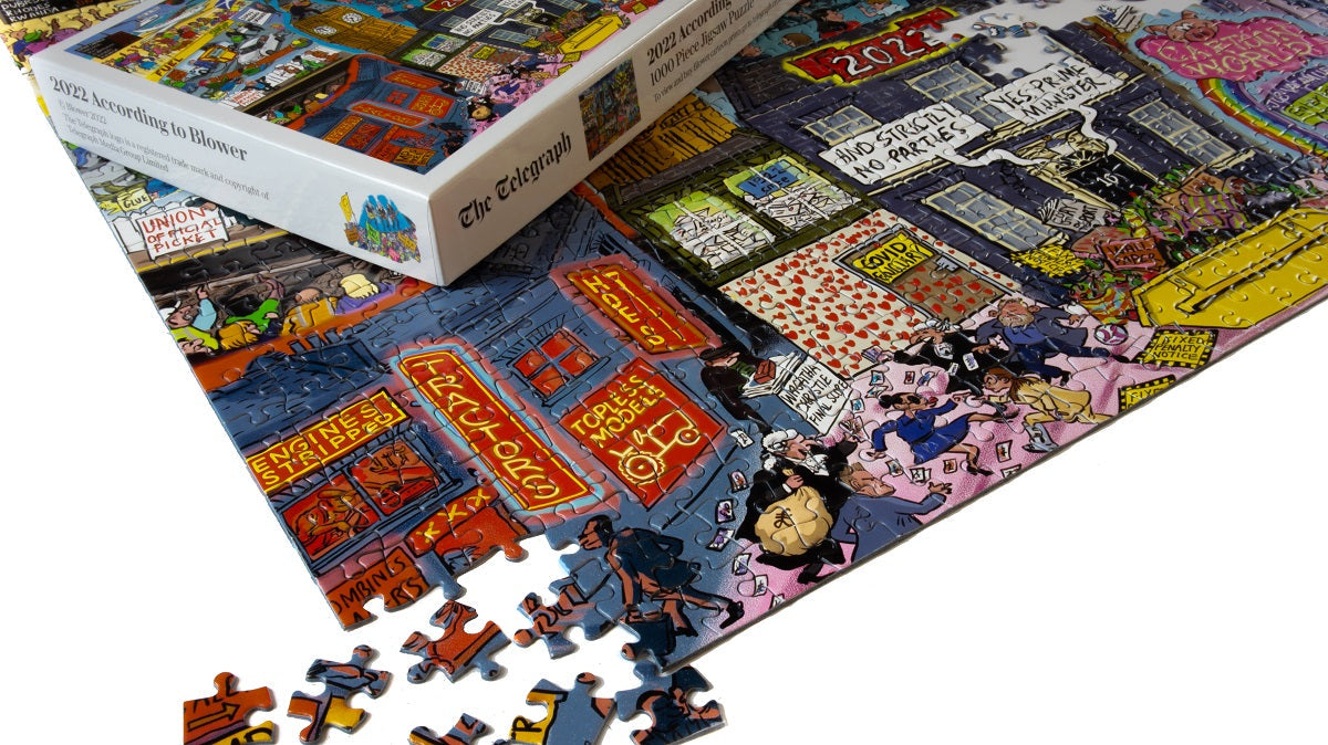 The Telegraph 2022 According to Blower 1000 or 300 Piece Jigsaw Puzzle