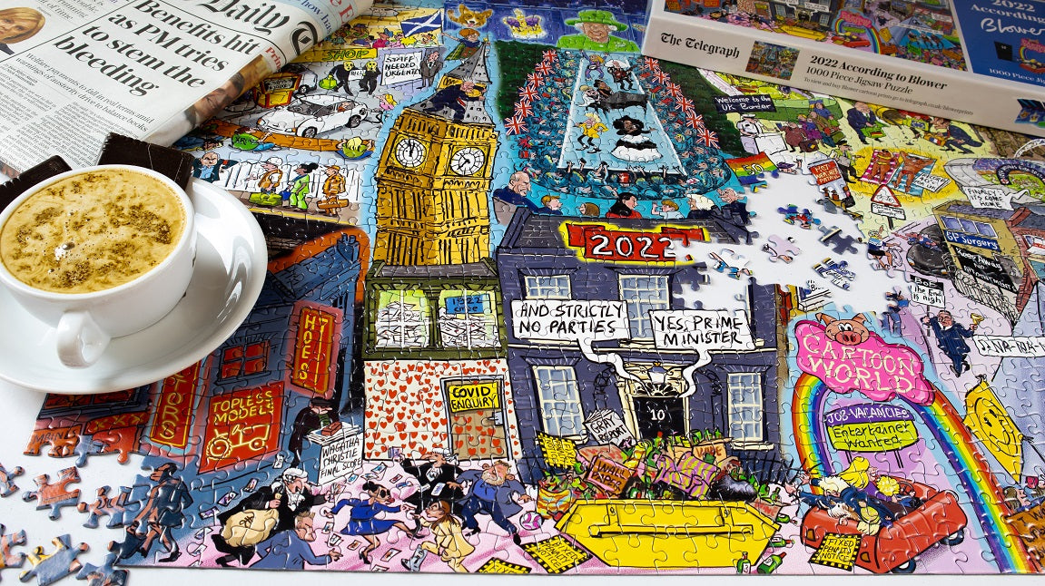 The Telegraph 2022 According to Blower 1000 or 300 Piece Jigsaw Puzzle