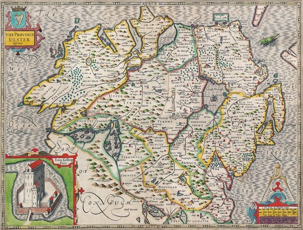 Ulster Historical Map 1000 Piece Jigsaw Puzzle (1610) - All Jigsaw Puzzles UK
- 1
