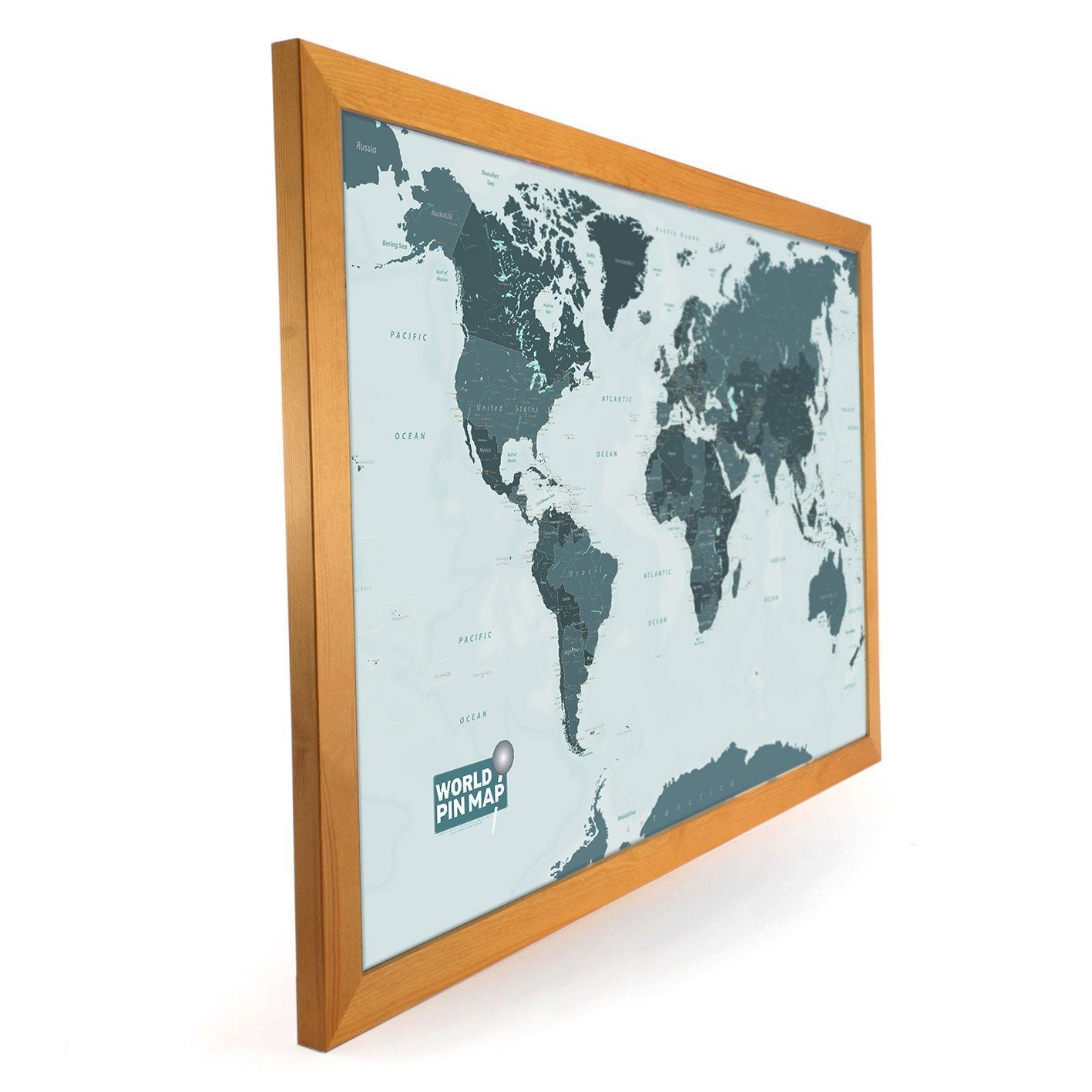 Map Gift - Framed World Map Pinboard