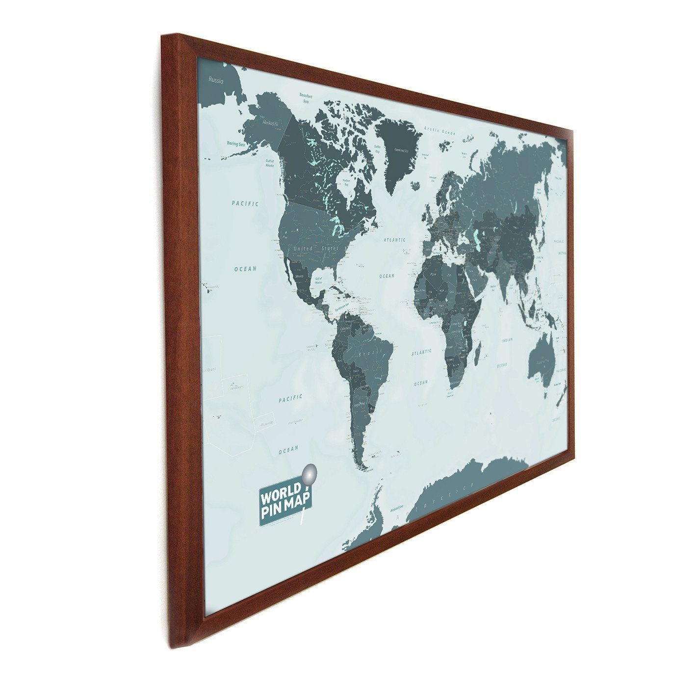 Map Gift - Framed World Map Pinboard