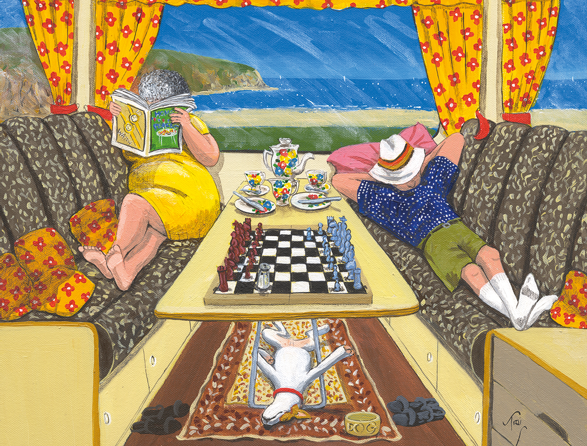 Smart Move ‡Ãâì The Camping Collection ‡Ãâì Trai Hiscock 1000 or 500 Piece Jigsaw Puzzle
