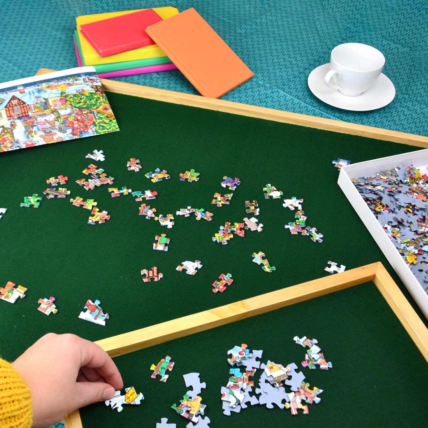 Wooden Jigsaw Puzzle Table- perfect gift for a puzzler