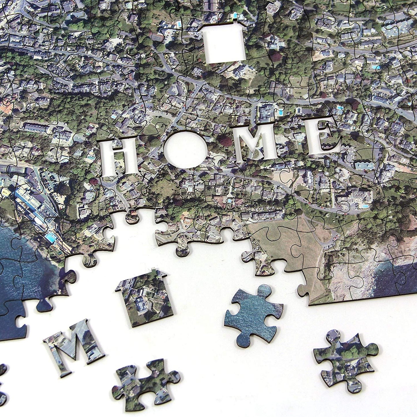 Home Sweet Home Personalized USA Wooden Map Puzzle