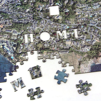 Home Sweet Home Personalized USA Wooden Map Puzzle
