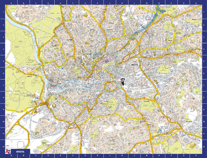 A to Z Map of Bristol 1000 Piece Jigsaw