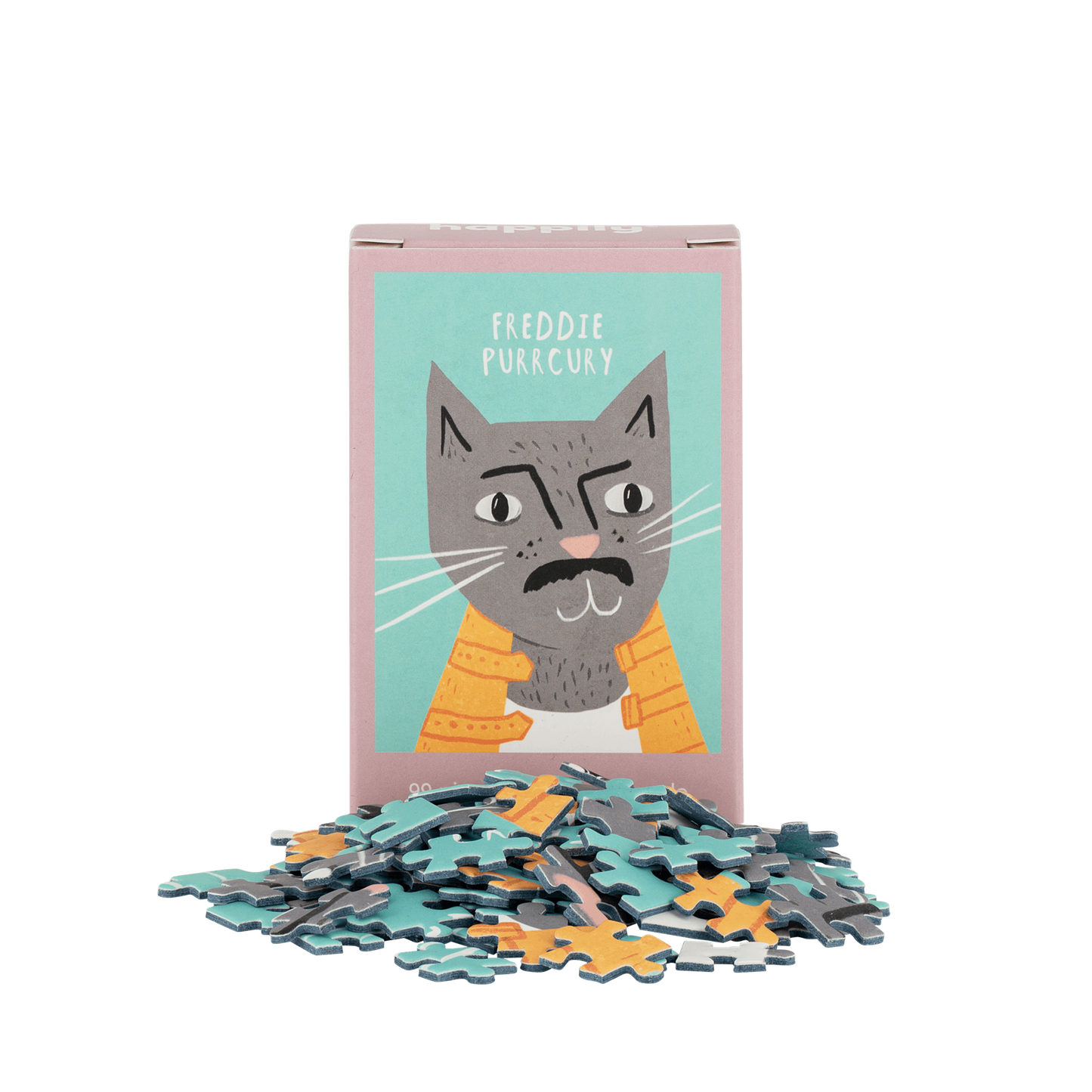 Freddie Purrcury 99 Piece Mini Jigsaw Puzzle