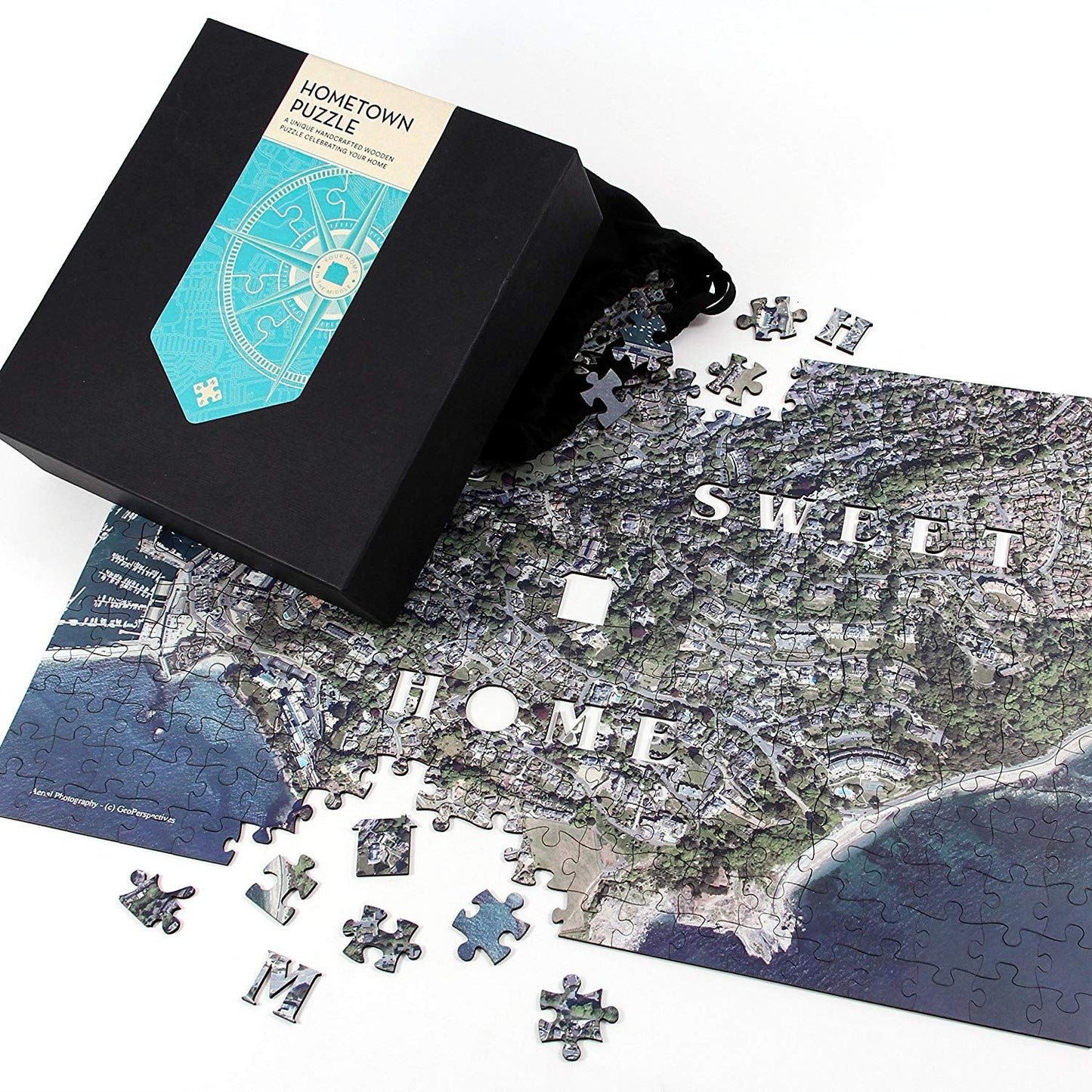 Home Sweet Home Personalized USA Wooden Map Puzzle