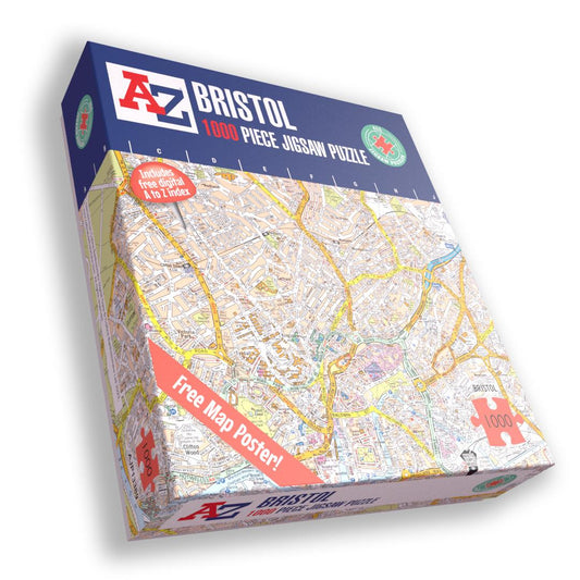 A to Z Map of Bristol 1000 Piece Jigsaw