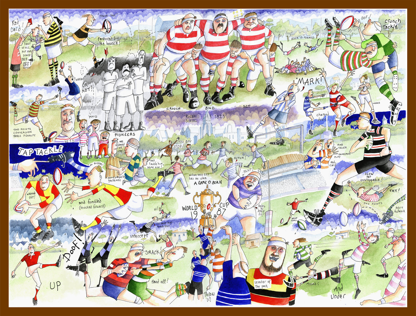 Tim Bulmer Rugby 1000 piece